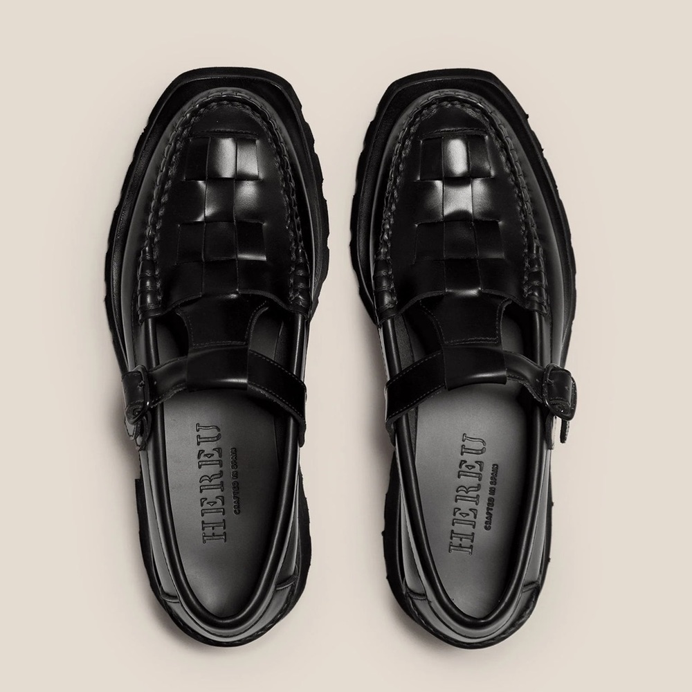 Hereu SOLLER SPORT Tread Sole T-Bar Loafer 41